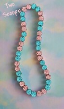 Baseball Bling Beaded Necklace - Two Scoops