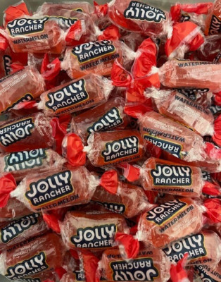 JOLLY RANCHER Hard Candy- ALL WATERMELON FLAVORS- (100 PIECES}