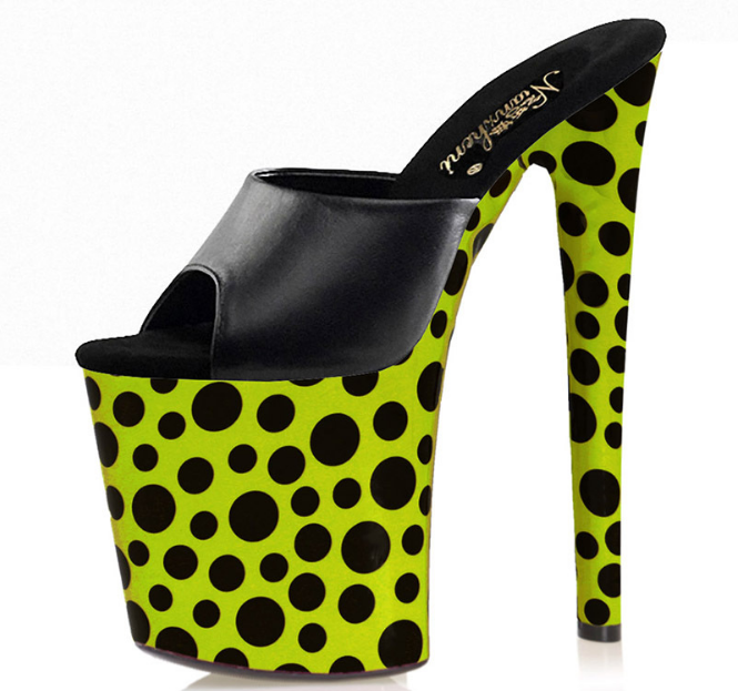 PANTOFOLA D’ORO Pantofole estive alla moda donna décolleté tacchi alti scarpe da nightclub festa