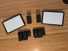 VILTROX L116T LED Photography Light with NP-F550 with Powerextra 2 Pack