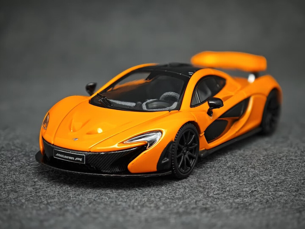 洋書 MCLAREN RACING SPORTS CARS LCD 1:64 Orange Mclaren P1 Racing Sports Model Diecast Metal