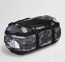 The North Face Small Base Camp Duffel 50L Packable Backpack, Asphalt Gray - NEW