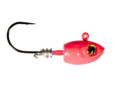 Z-Man Micro Shad HeadZ 1/32 oz - Pink Glow - 4 per pack Scaled Down Jigs