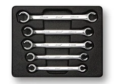 DeeN Flare Nut Wrench Set [5-piece set] DNMZ05SET (Brake pipe wrench)