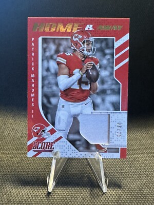 2018 Score Home and Away Jersey #11 Patrick Mahomes Rare Player worn 08/25  | eBay