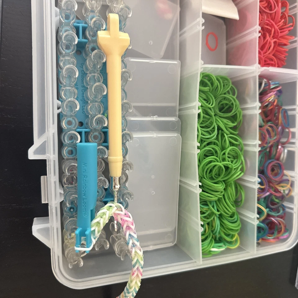 Rainbow Loom 套件和保护壳带织机及说明 — 第 2/3 张图片