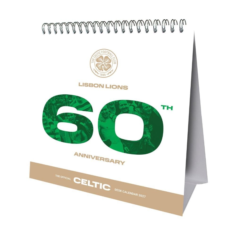 Celtic FC 2027 Desk Easel Calendar - Image 3