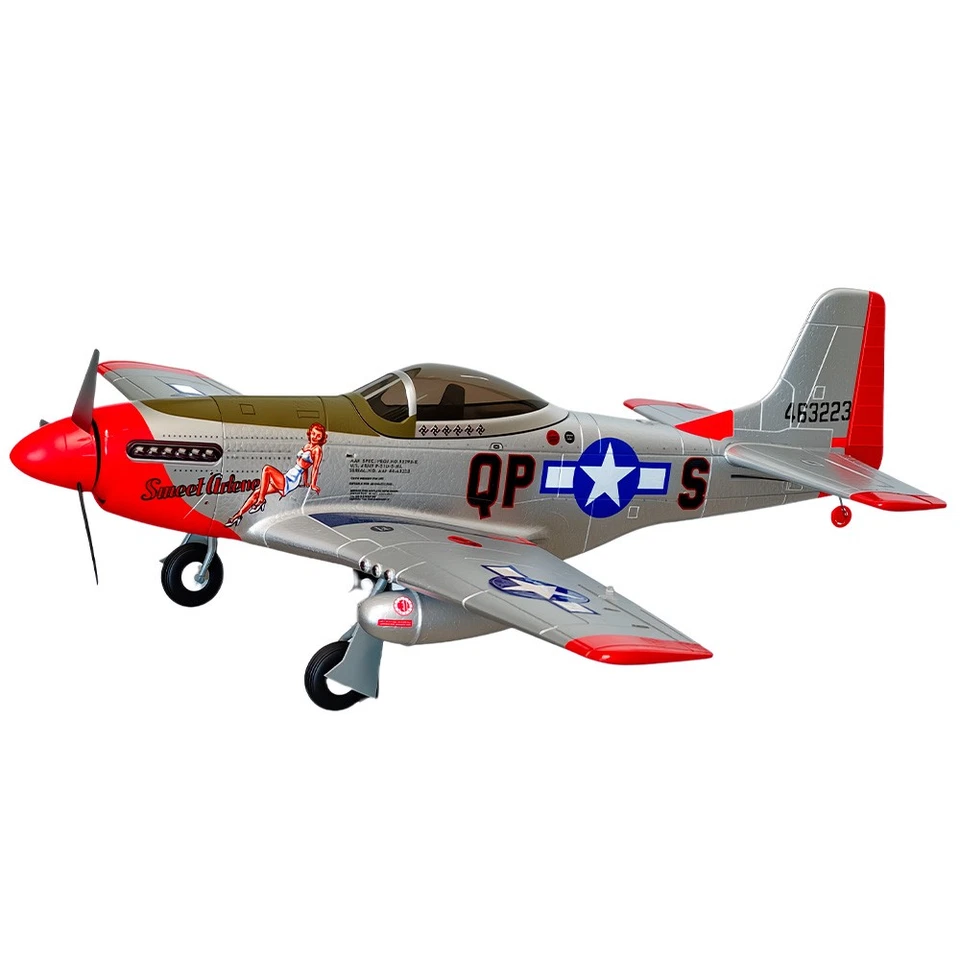 9IMOD P-51D RC Plane 10CH Brushless 1/16 6-Axis Gyro 3D Remote Control Airplane - Image 2 of 4