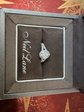 Neil Lane 14ct White Gold, 0.75ct halo diamond engagement ring