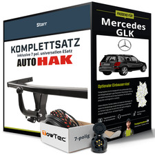 Für MERCEDES GLK Typ X204 Anhängerkupplung starr +eSatz 7pol uni 06.2008-11.2015 Für MERCEDES GLK Typ X204 Anhängerkupplung starr +eSatz 7pol uni 06.2008-11.2015