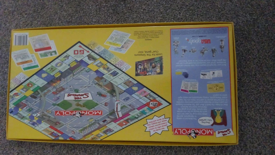 Simpsons Monopoly Game - Image 2 of 3