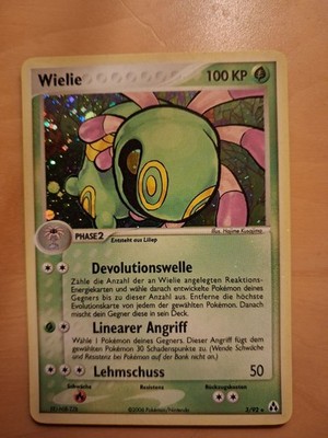 Wielie / Cradily - 3/92 EX Legend Maker - Holo DE NM Pokemon