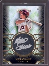 MIKE SCHMIDT 2021 Topps Diamond Icons #SI-MS Silver Ink Autograph Auto #15/15