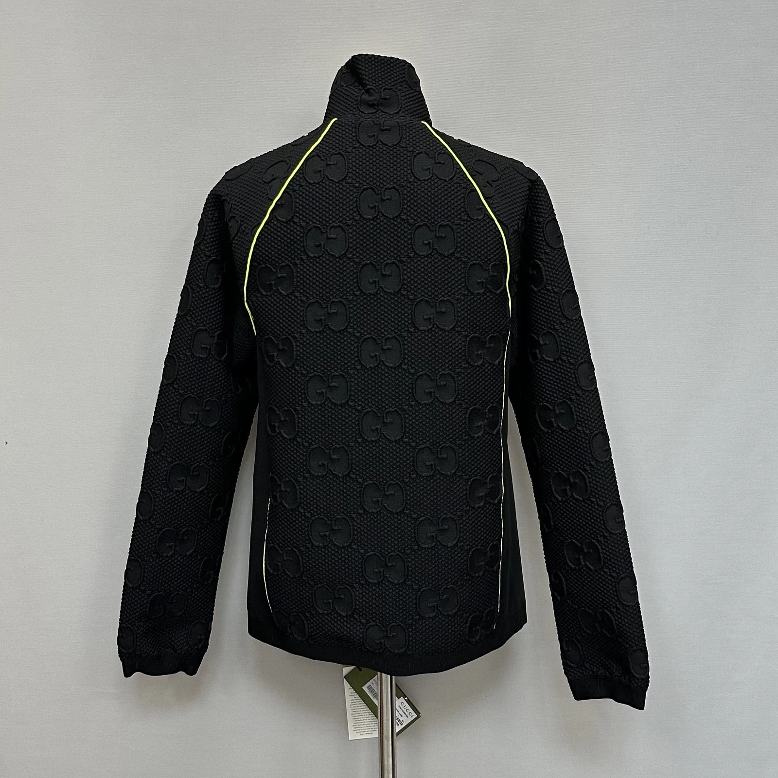 Giacca Gucci GG maglia elasticizzata neoprene zip 95 140035805