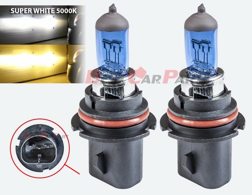 9004 HB1 Xenon HID Headlight High/Low Beam Halogen Bulbs 5000K #1005