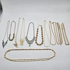 Mixed Lot of 12 Vintage to Recent Necklaces Costume Jewelry Ready To Wear Unique