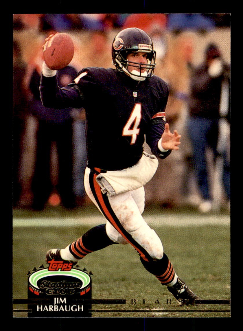 1992 Stadium Club #81 Jim Harbaugh