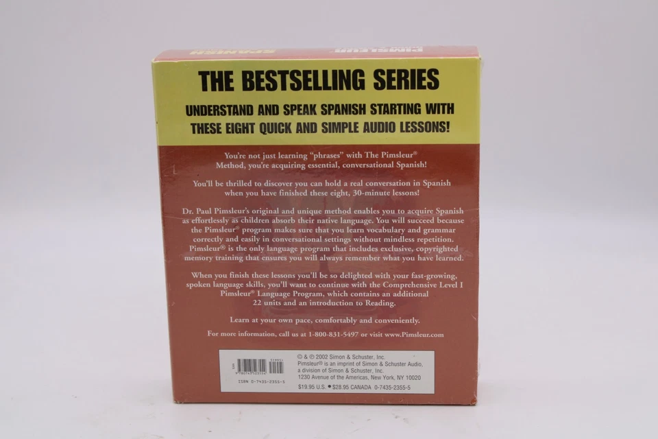 Pimsleur Quick And Simple Spanish 2nd Revised Edition 4 CD Set NEW Sealed - Image 4 of 4