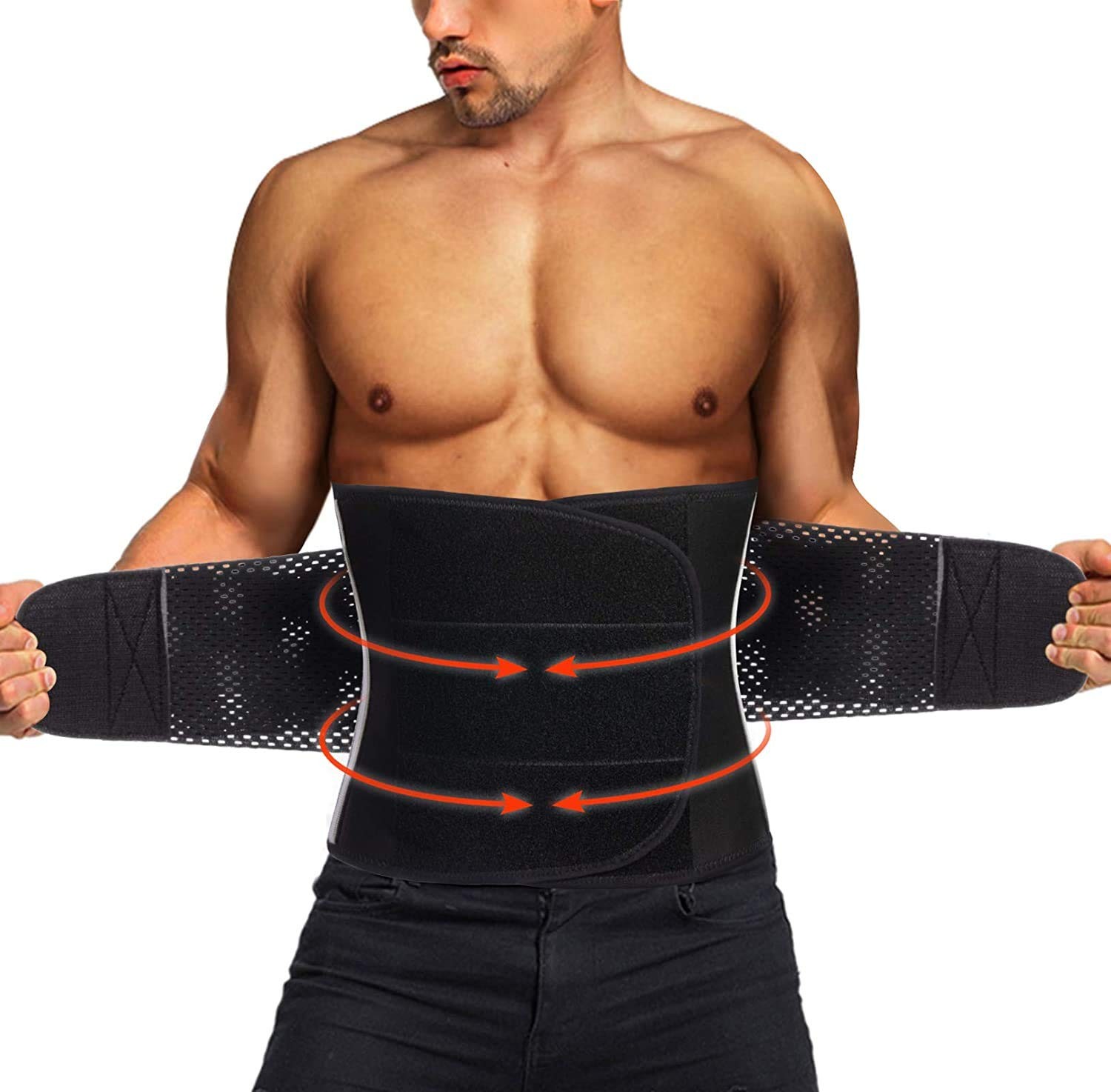 Neoprene Waist Trimmer Belt for Men & Women Slimming Corset Workout Ab Trainer