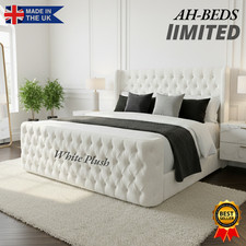 CHESTERFIELD QUEEN REGAL BED FRAME DOUBLE ,KING, SUPER KING/ GASLIFT&MATTRESS UK