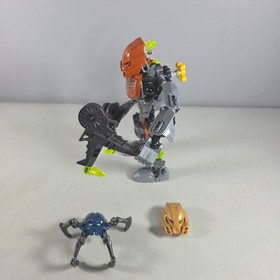 LEGO BIONICLE Pohatu &ndash; Master of Stone 70785 - 2015 &ndash; Retired &ndash; W/ Skull Spider