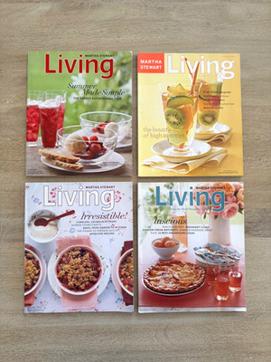 Martha Stewart Living Summer Magazines Collection, (Lot D)