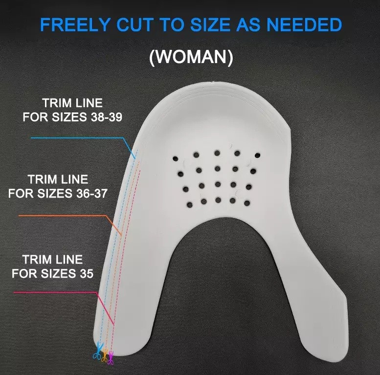 5 Pairs Anti Crease Shoe Protector Anti-Wrinkle Toe Cover Cap Sneaker Guards USA