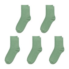 Kids Viscose Bamboo School Socks Soft flate Seam Color Anti Odor Thin Breatha...