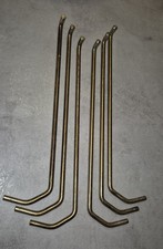 Paul Cadovius Royal System Brass Shelf Brackets (3 Sets / 6 Pcs) Danish