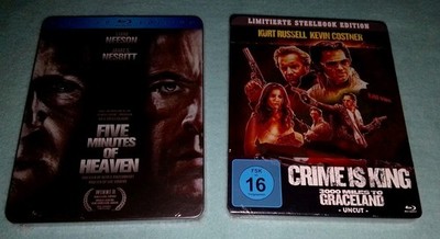 Crime is King - 3000 Miles to Graceland Five Minutes to Heaven Steelbook Blu Ray