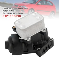 Oil Filter Housing Oil Cooler Pour Skoda Roomster Seat Ibiza VW Polo 1.2 TDI