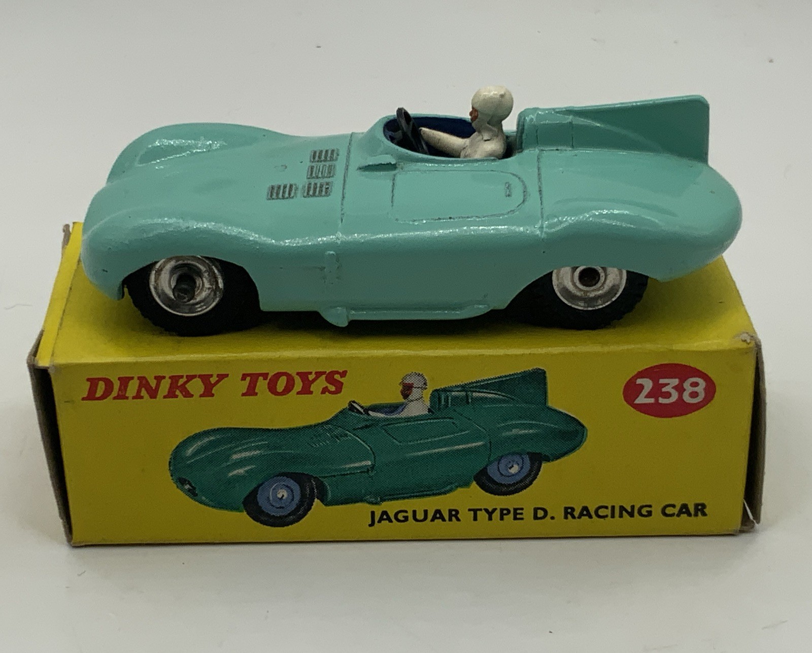 Dinky 238, Jaguar D Type Racing Car - Free Price Guide & Review