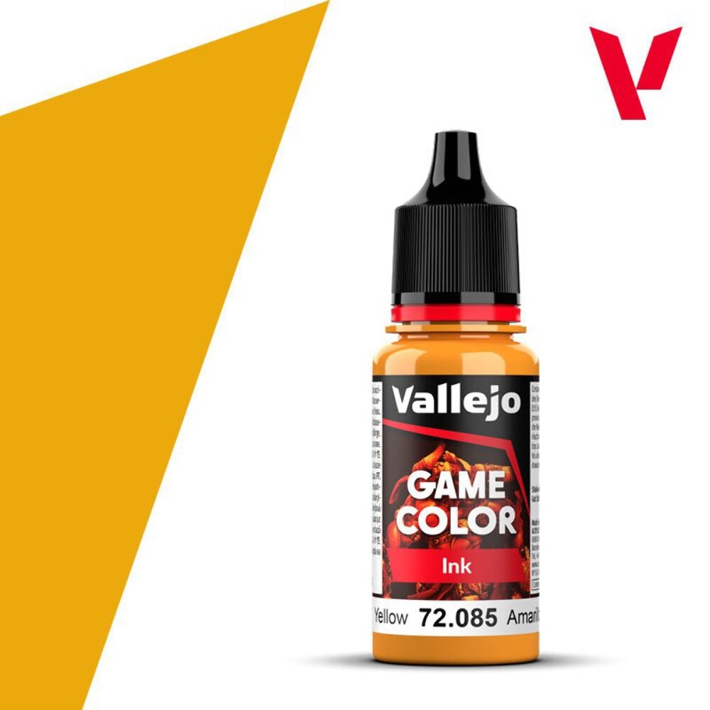 Yellow Ink - Game Color Range 18ml - AV Vallejo Paints - Image 5