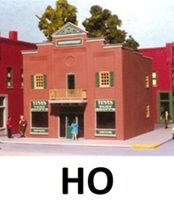 HO Scale - Town Bank, BUILDING KIT, by Smallt...