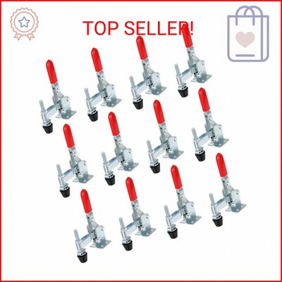 12 Pack Toggle Clamp, Adjustable Hold Down Clamps for Woodworking 200lb Holding