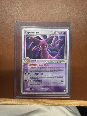 #ad 2005 Pokemon EX Unseen Forces Espeon EX Holo Foil Rare 102 115 $1499.00