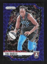 Tina Charles 2024 Panini Prizm WNBA Blue Velocity Prizms #36