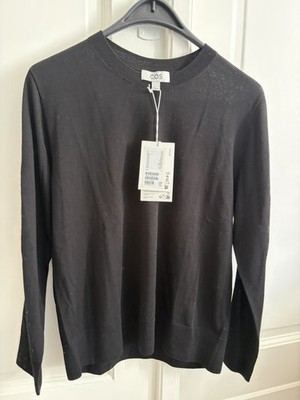 COS Wollpullover in Schwarz, Größe S, Neu Mit Etikett