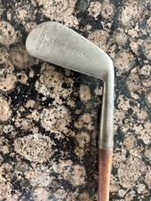 Antique Hickory Wood Shaft Wright Ditson Bee-line B1 Driving Iron Golf Club D5