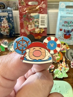 Hidden Mickey Mr. Smee Ear Hats Pin Wave B 2025 Walt Disney World