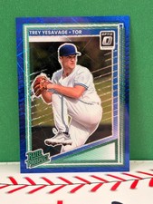 2025 Panini Donruss - Optic Rated Prospects Trey Yesavage #163 Blue Velocity