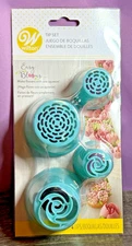Easy Blooms Tip Set Wilton Russian Style Flower Tips Spring Easter NEW cake