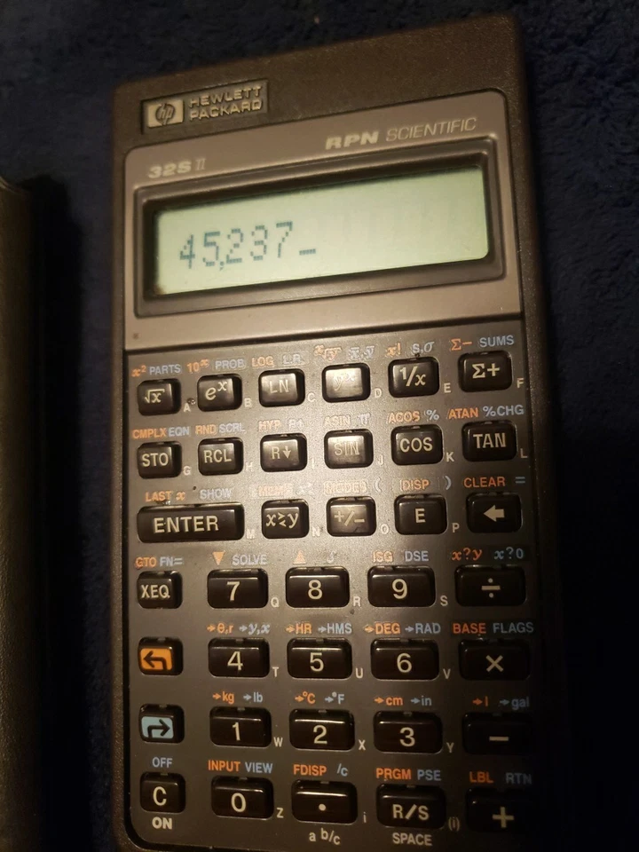 Vintage Hewlett Packard HP 32SII RPN Scientific Calculator With Case Working - Image 2 of 4