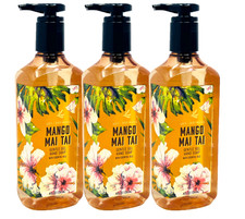 3 BATH BODY WORKS MANGO MAI TAI GENTLE GEL HAND SOAP WASH 8 FL OZ NEW