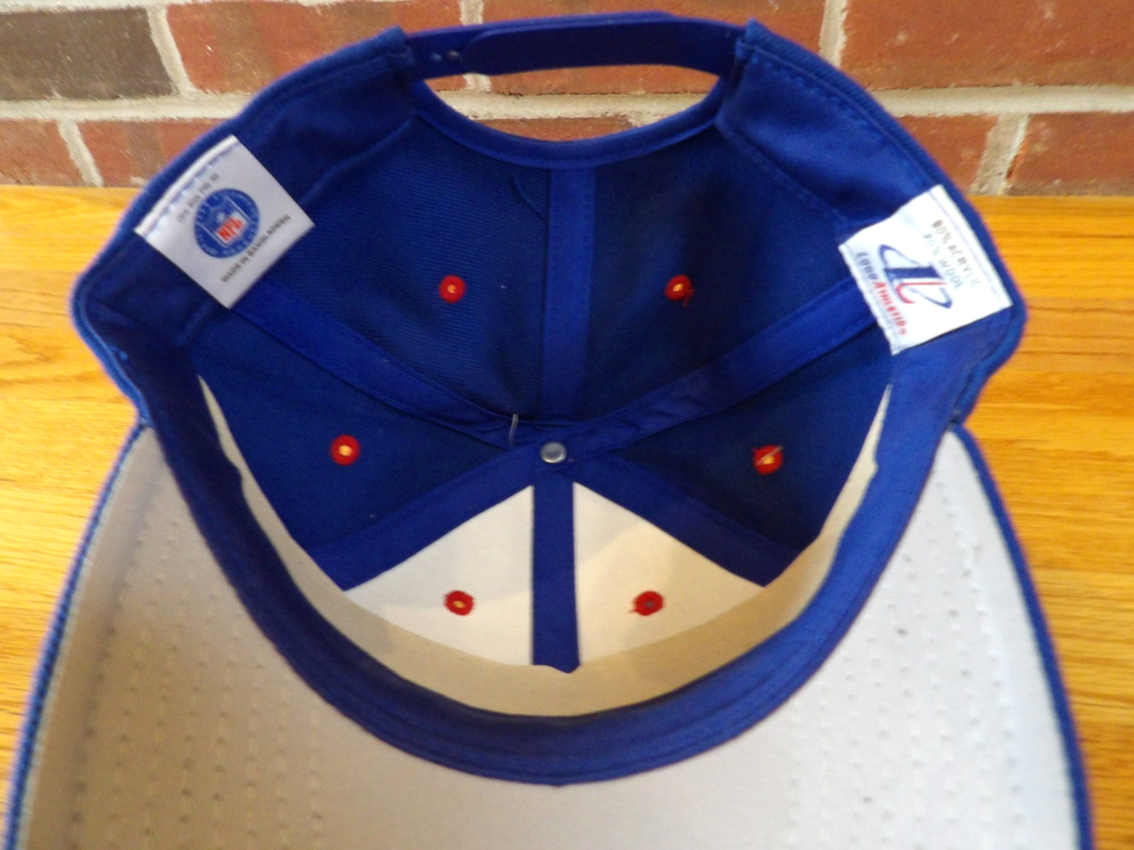 NWT VINTAGE 90'S LOGO ATHLETIC PRO LINE NEW YORK GIANTS SNAPBACK HAT ONE SIZE