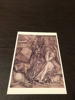 UNPOSTED  ART 4 X 6 POSTCARD - ALBRECHT DUERER/ MELENCOLIA 1