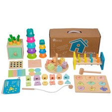 Play Kit for 13-18 Month Baby,8 in 1 Toy,Colorful Stacking Nesting Cup,Coin B...