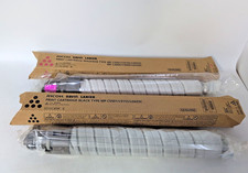 LOT OF 2 RICOH SAVIN LANIER PRINT CARTRIDGE 841454 MAGENTA, 841582 BLACK,