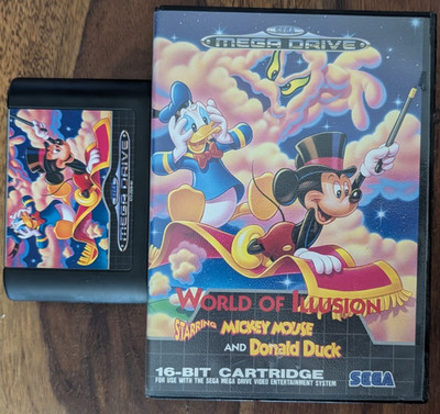 World of Illusion Starring Mickey Mouse  - Sega Mega Drive - Ohne Anleitung