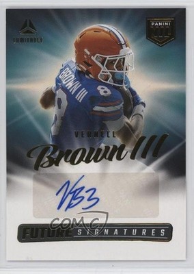 2025 Panini Luminance Future Signatures NIL Vernell Brown III #NIL-VBN Auto 1t1d